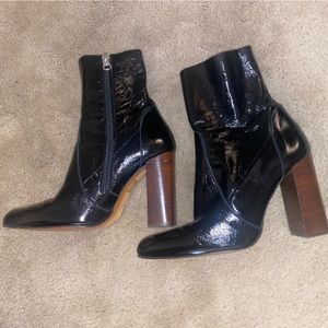 Jonak Paris heeled leather boots size 39 EU